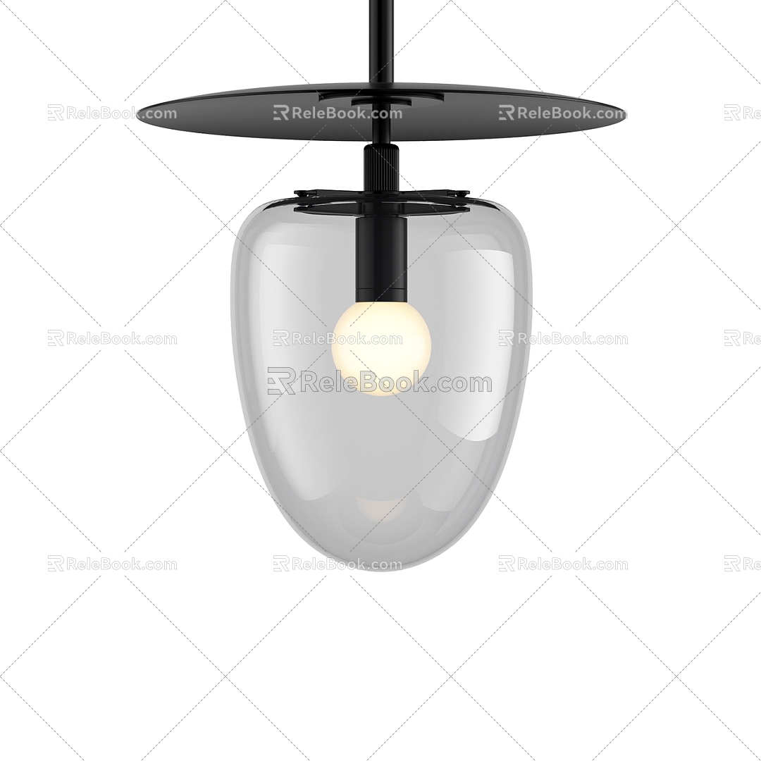 chandelier modern lamp 3d model