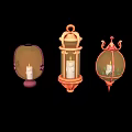 Decorative Candle Lanterns with Ornate Designs and Vintage Color Accents for Elegant Home Decor