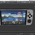 PSP handheld game machine Nintendo Steam Deck Sony game machine portable game machine simple mode low mode low number of faces 3d model