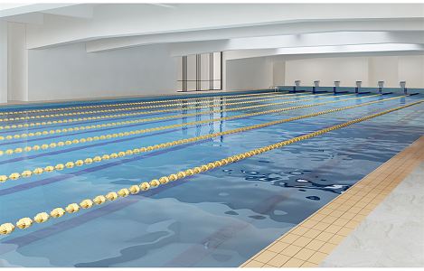 Modern Swimming Pool 3d model