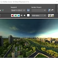 Aerial Urban Planning Featuring Modern High Rise Buildings River Greenery And Roads