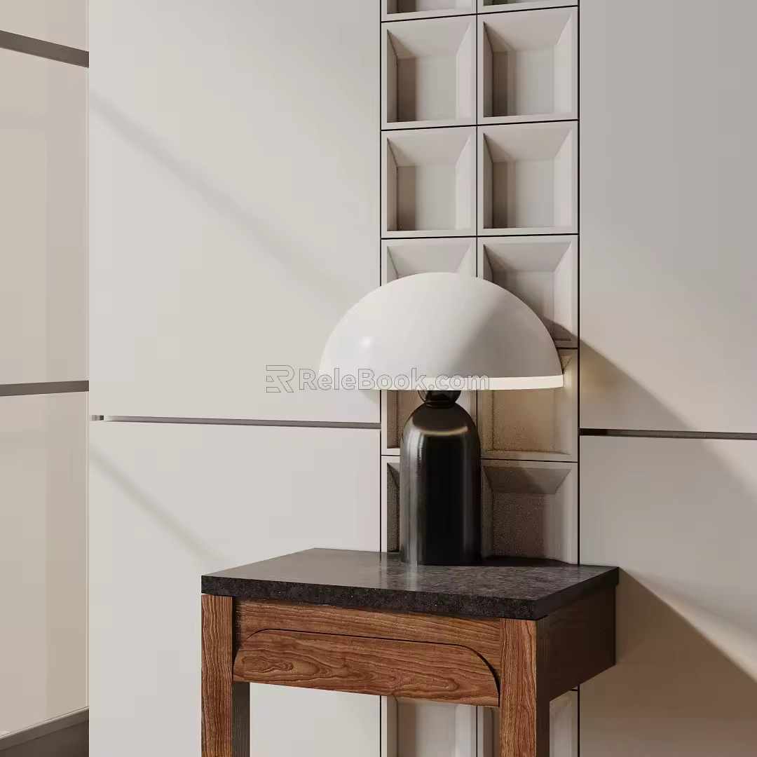 Modern table lamp 3d model