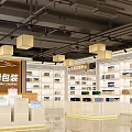 Gaofeng Packaging Retail Store Interior With Modern Lighting Shelves Display Counters And Product Displays
