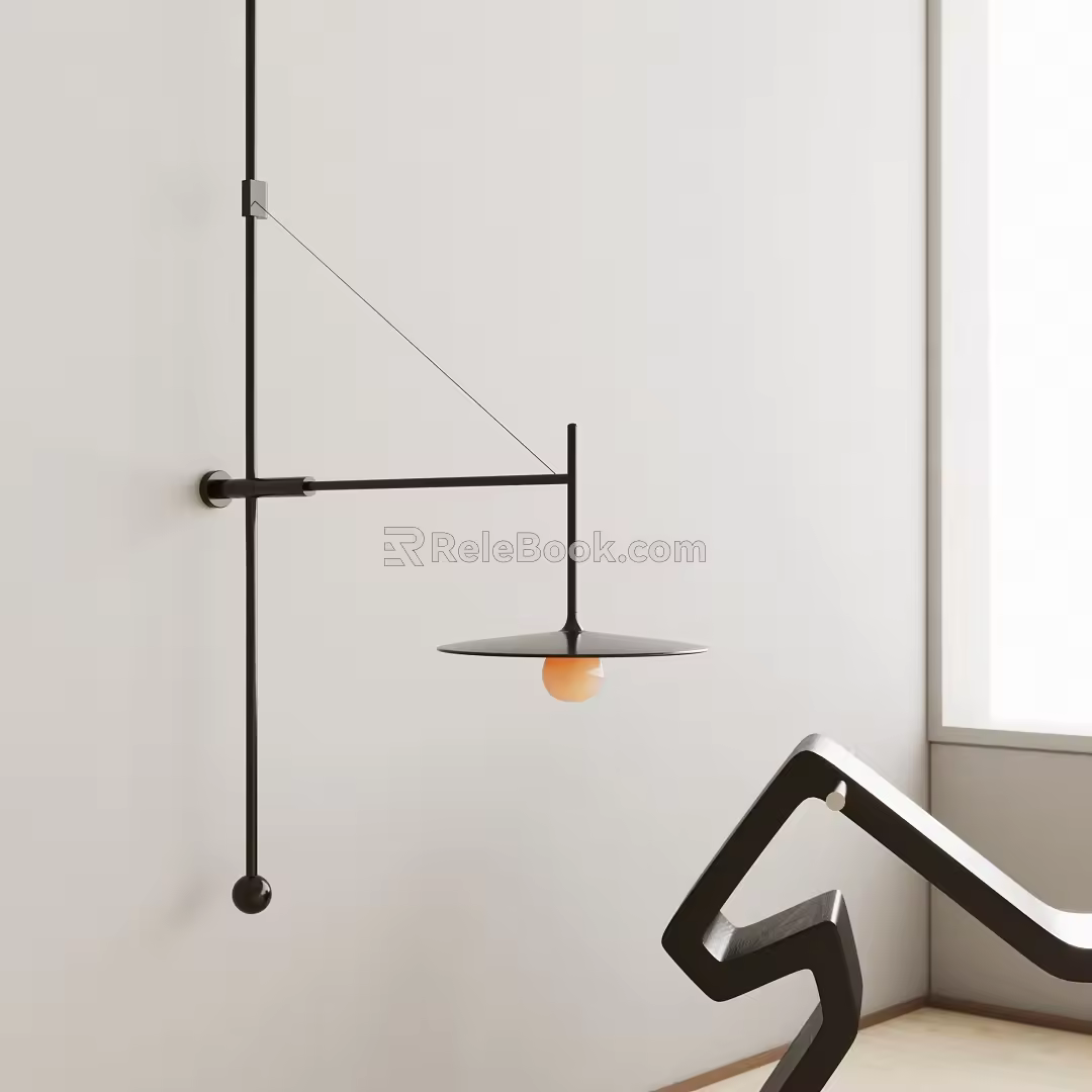 Modern wall lamp 3d model