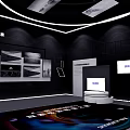 Skyworth Showroom Display Exploring Free Vision Journey With Modern Design