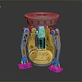 Sci-fi Items Sci-fi Components High-tech Components Sci-fi Equipment Sci-fi Scene Sci-fi Environment Game Scene 3d model