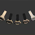 Stylish Men's Watches With Various Colors Gold Silver Black Straps And Unique Dial Designs
