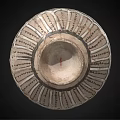 Ornate Traditional Silver Bowl With Intricate Decorative Patterns And Classic Design