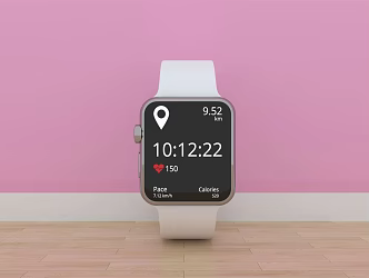 modern watch 3d model