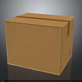 Sturdy Brown Corrugated Cardboard Box Ideal For Daily Living Supplies Packaging