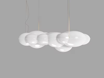 Modern chandelier 3d model