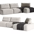 Modern Multiplayer Sofa 3d model
