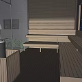Art Gallery Interior With Starry Sky Background Sculptures And Deer Head