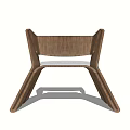 Two Modern Wicker Leisure Chairs With White Cushions And Stylish Design