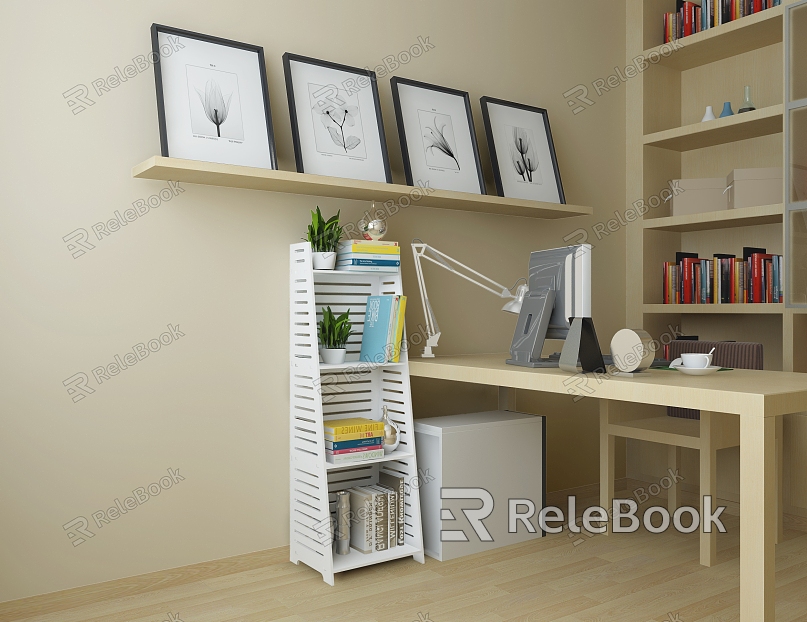 Bookshelf Decorative Cabinet 700 model