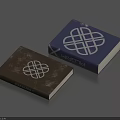 Wikondy Dookondy Books Blue Black Cover Featuring Intricate Woven Pattern Design