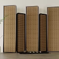 Middle ancient screen partition 3d model