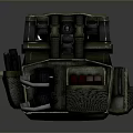 Military Style Multi Pocket Utility Storage Bag With Durable Material And Compartments