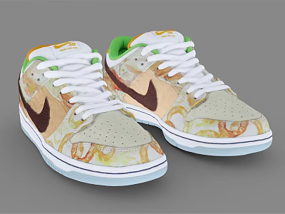 Modern Sneakers Nike Sneakers 3d model Modern Sneakers Nike Sneakers 3d model