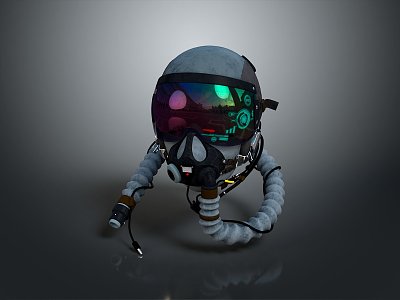 Air Force Helmet Pilot Helmet Flying Helmet Fighter Helmet Military Helmet Military Helmet Transparent Helmet 3d model