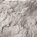 Rough Textured Wall With Natural Cracked Patterns And Stone Like Surface Finish 3d model
