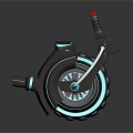 Lightweight motorcycle single-wheel motorcycle 3d model