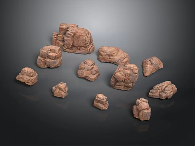 Stone Rock Stone Appreciation Stone Strange Stone Ore Realistic 3d model