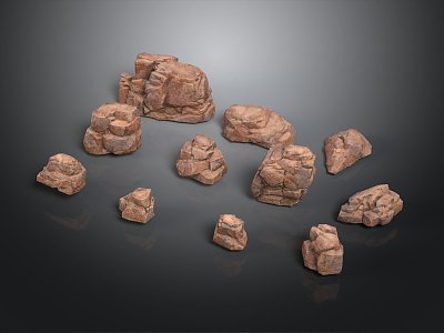 Stone Rock Stone Appreciation Stone Strange Stone Ore Realistic 3d model