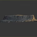 Breathtaking Natural Mountain Cliff Landscape With Layered Terrain And Green Vegetation