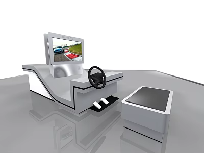 Modern Equipment Racing Interactive Game 3d model