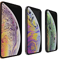 Apple iPhone Smartphones Three Models With Black Silver And Gold Back Design