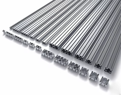 Security Door Metal Frame With Steel Profiles And Durable Secure Components 3d model Security Door Metal Frame With Steel Profiles And Durable Secure Components 3d model