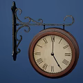 Next Age Ancient Clock Hanging Ornaments Clock Realistic Hanging Watch Retro Clock 3d model