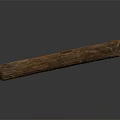 Natural Solid Wood Long Rectangular Slab With Brown Surface And Natural Texture