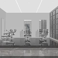 Modern Minimalist Beauty Hair Salon Storefront Design With Soft Ambient Lighting And Glass Entrance
