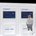 Sunsun CEEP Exhibition Booth With Modern Design LED Screens And Lighting