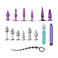 Purple Silver Silicone Intimate Wellness Products For Personal Care Use