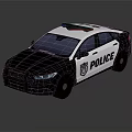 Functional Police Car With Roof Light Bar For Emergency Response Service