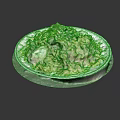 Delicious Biryani Rice With Meat Boiled Egg And Fresh Cilantro On White Plate