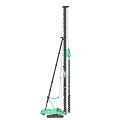 Green Heavy Duty Industrial Drilling Machinery With Long Drill Pipe And Tracked Base