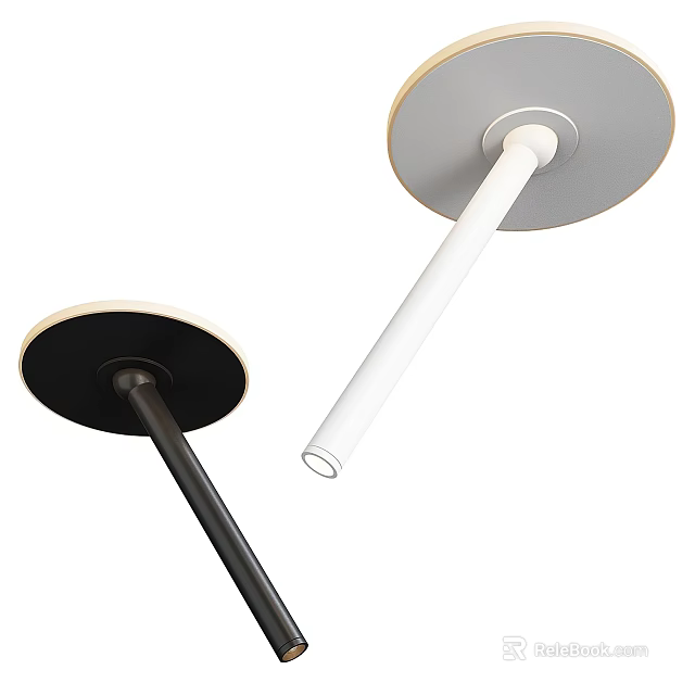 Modern Black And White Downlights Spotlights With Different Styles For Home Ceiling Lighting 3d model