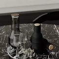 Elegant Inflatable Models Displayed On Marble Table For Modern Interior Decor