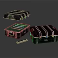 Modern Sci-Fi Box Sci-Fi Box Weapon Box 3d model