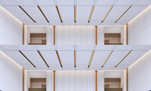 Modern Ceiling 3d model