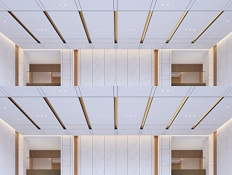 Modern Ceiling 3d model