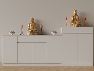 Buddhist Cabinets 3d model