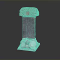 stone tablet turtle camel stone Egyptian architecture ancient Egyptian architecture obelisk Egyptian stone pillar 3d model