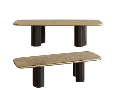 Dining Table Conference Table Long Table 3d model