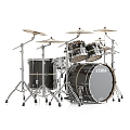 Modern drum set 3d model