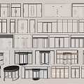 Various Modern Door And Window Designs With Glass Panels And Frame Styles